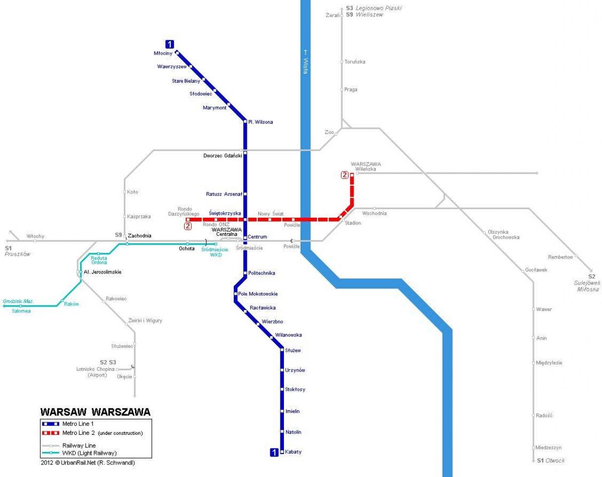 peta metro Warsawa